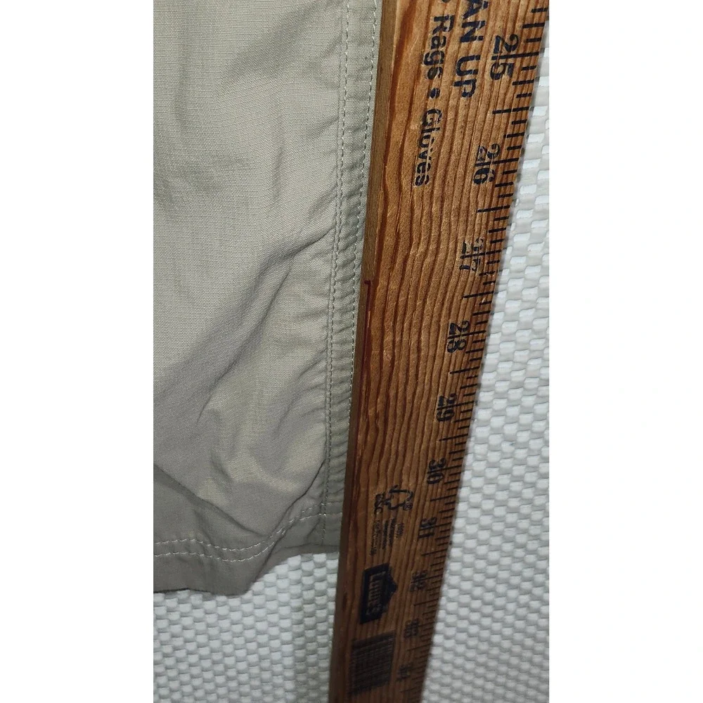 The North‎ Face Mens Convertible Hiking Cargo Pants Khaki Tan Size Large Long